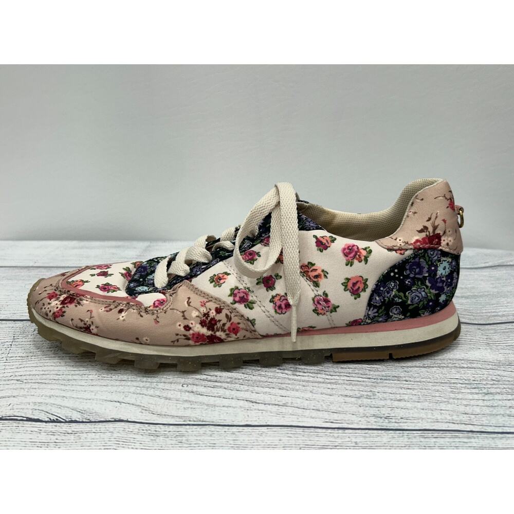 Coach‎ Womens Floral Pink Cream Beechwood Sneaker Shoes Size 9.5B - Picture 4 of 12